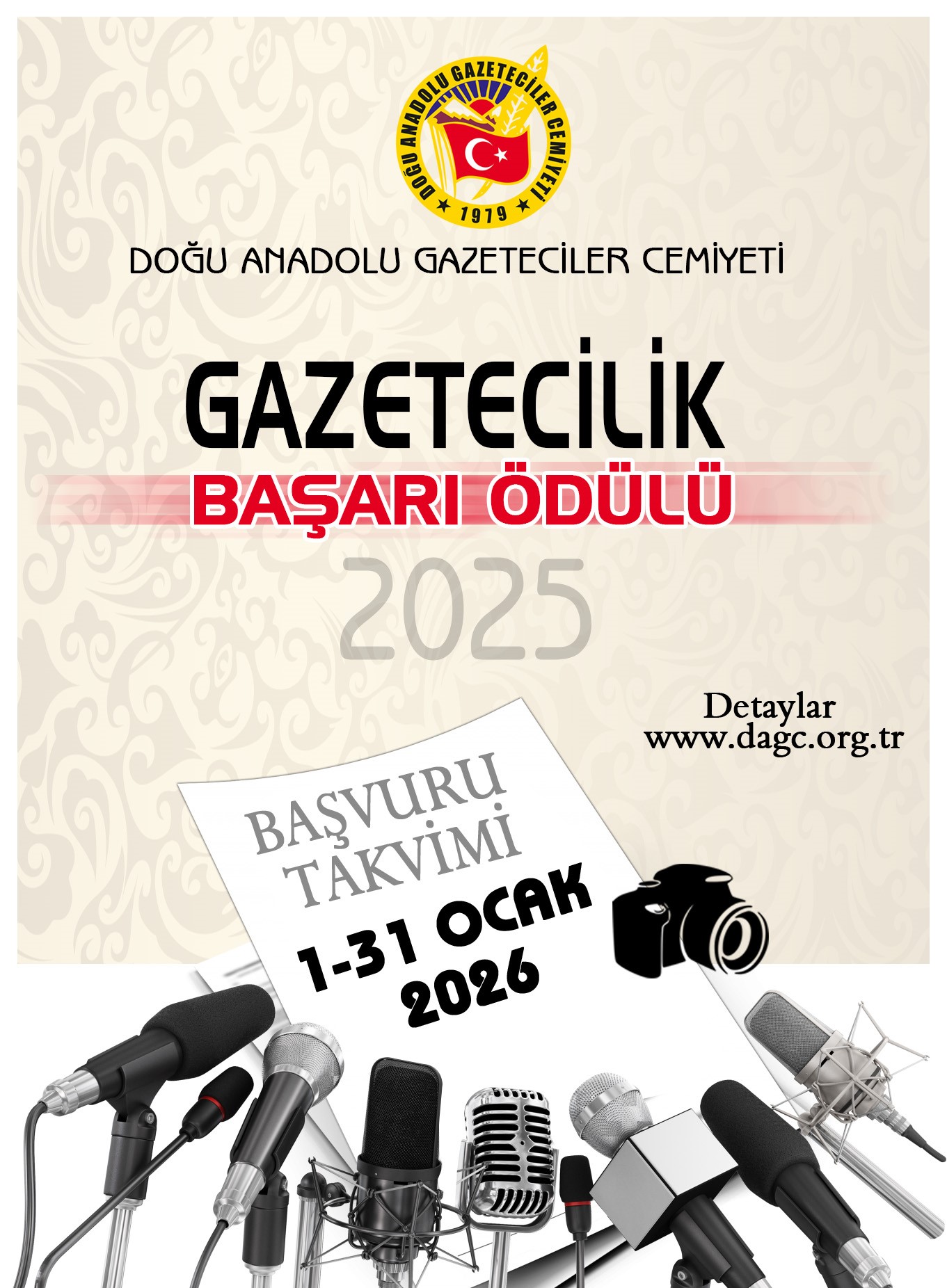 Doğu Anadolu Gazeteciler Cemiyeti 2025 Gazetecilik Başarı Ödülleri İçin Başvuruları Başlattı
