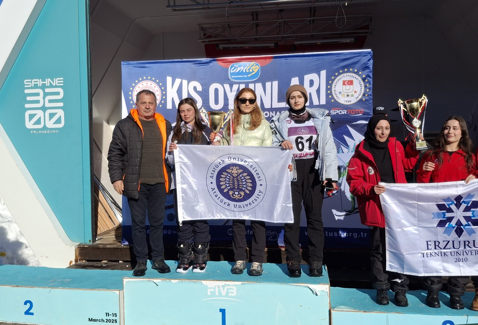 Atatürk Üniversitesi, 2026 TÜSF Kış Oyunları’ndan 6 Dereceyle Döndü