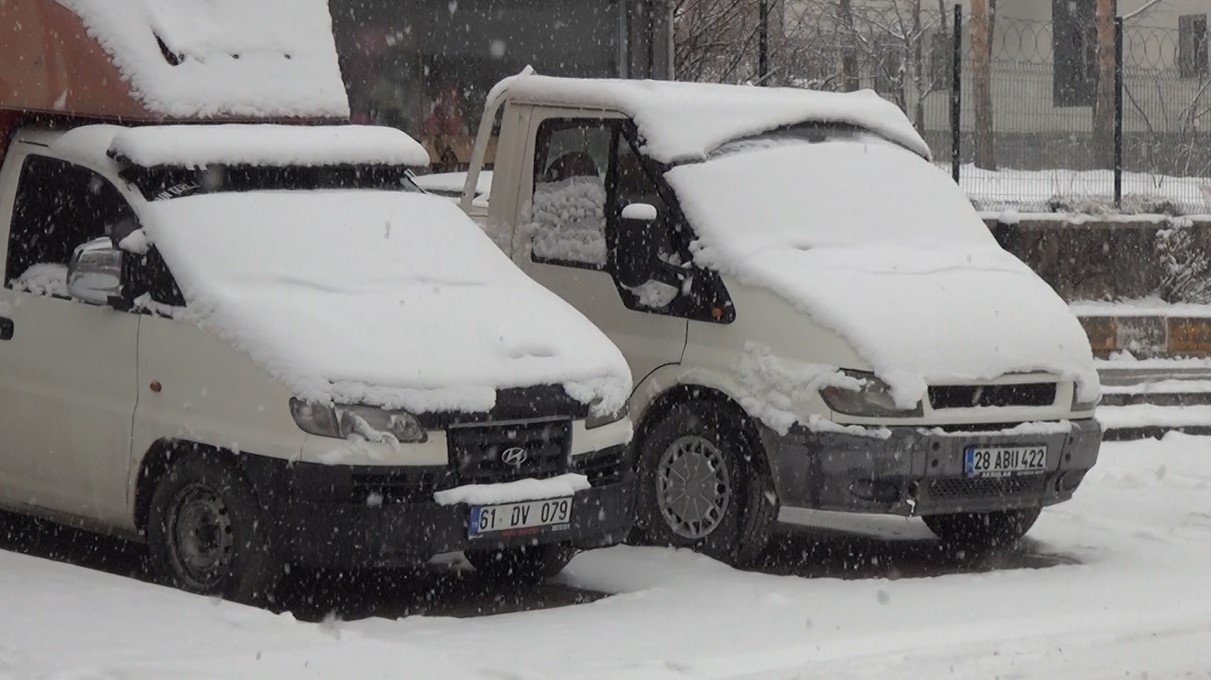 Bitlis’in Ahlat ilçesinde kar yağışı 11 köy yolunu ulaşıma kapattı