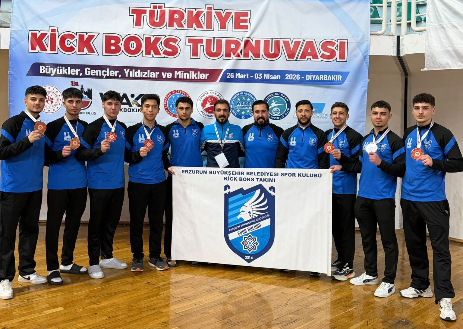 Erzurumlu Sporculardan Türkiye Kick Boks Turnuvası’nda Büyük Başarı