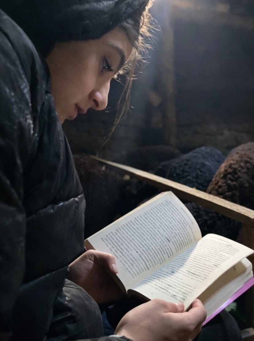 Patnos’ta örnek azim: Gündüz hayvanlara bakıyor, akşam ders çalışıyor