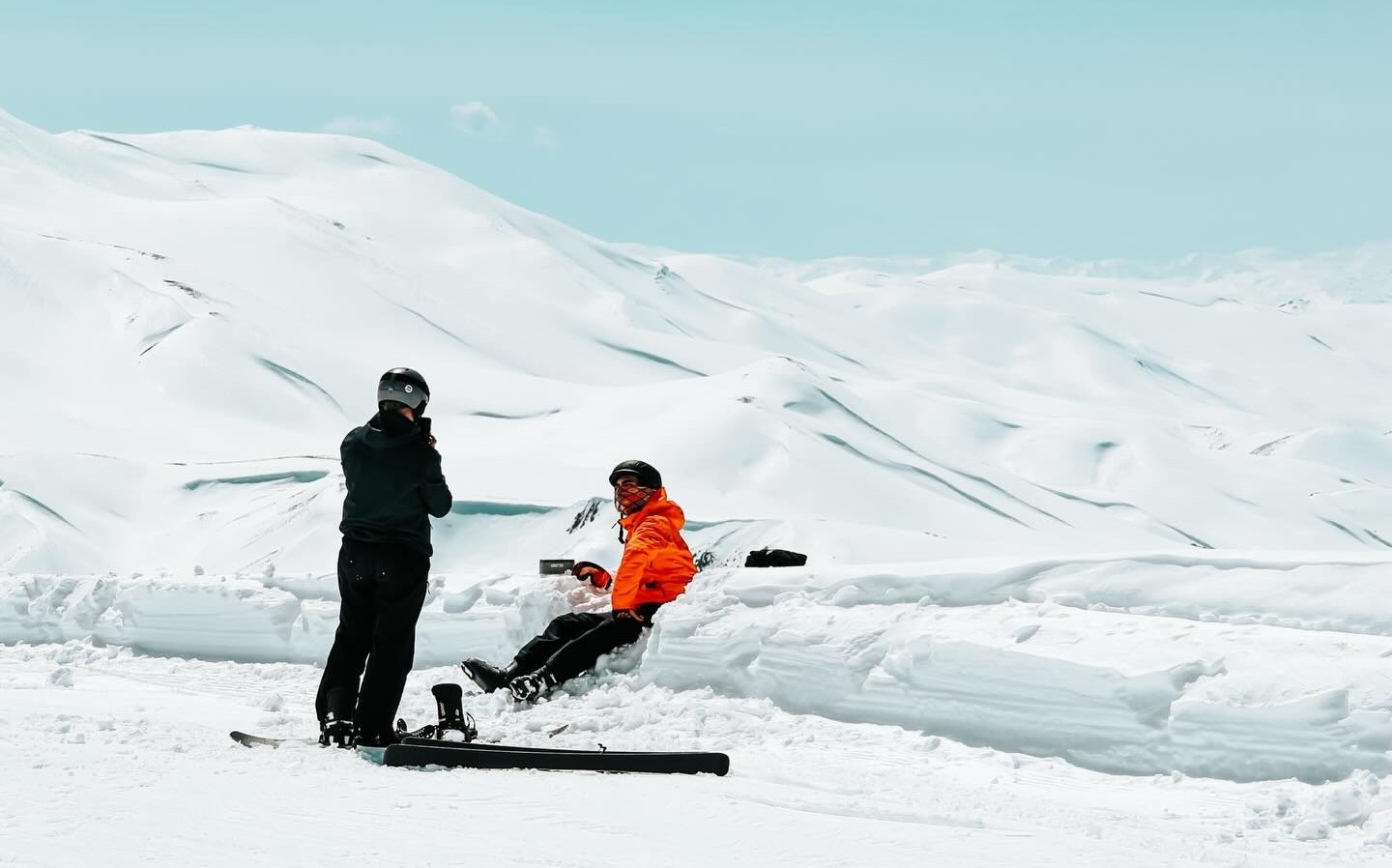 Palandöken’de Bahar Ortasında Şezlong Keyfi