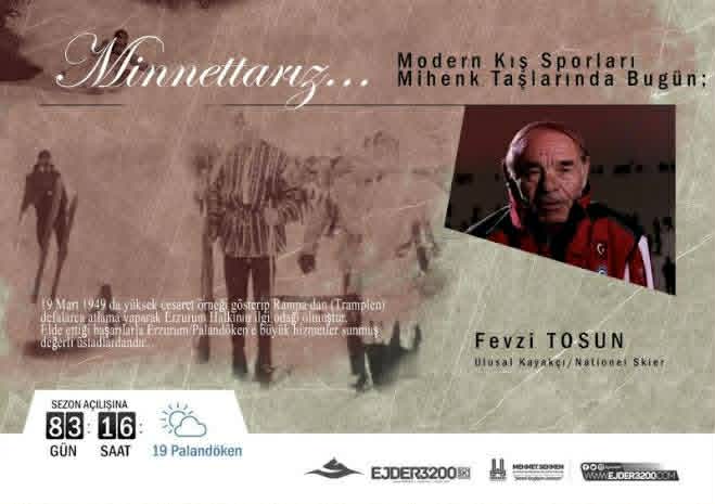 Erzurum’un Gururu Fevzi Tosun: Türk Kayak Sporuna Öncülük Eden İsim