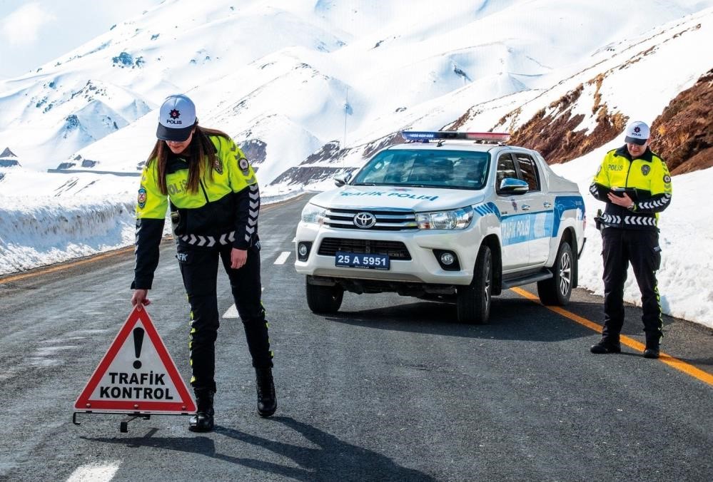Erzurum’da 4 ayda 1100’ü aşkın maddi hasarlı kaza