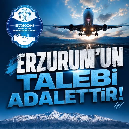 ERZURUM HAVA ULAŞIMINDA HAK ETTİĞİ DEĞERİ GÖRMELİDİR!