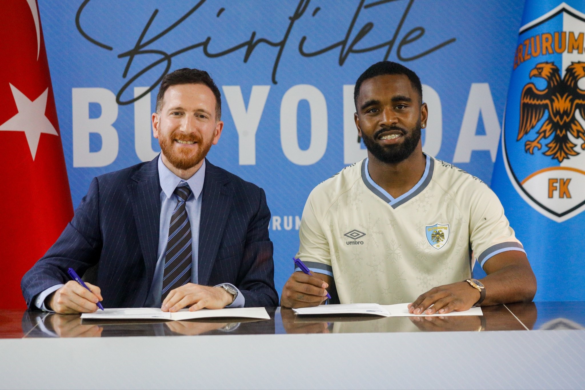 Erzurumspor FK’dan hücum hattına Avrupa tecrübesi: Gyrano Kerk ile 3 yıllık sözleşme