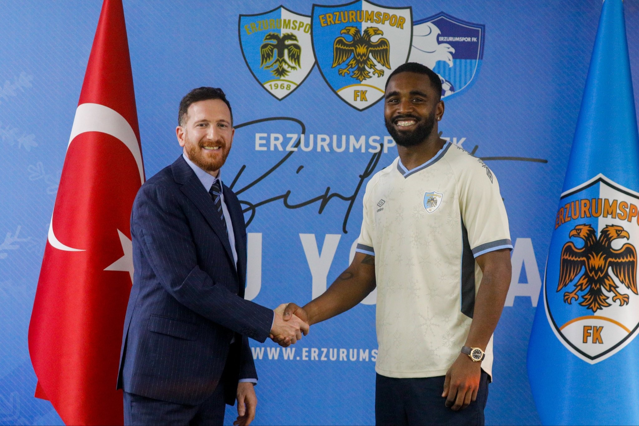 Erzurumspor FK’dan hücum hattına Avrupa tecrübesi: Gyrano Kerk ile 3 yıllık sözleşme