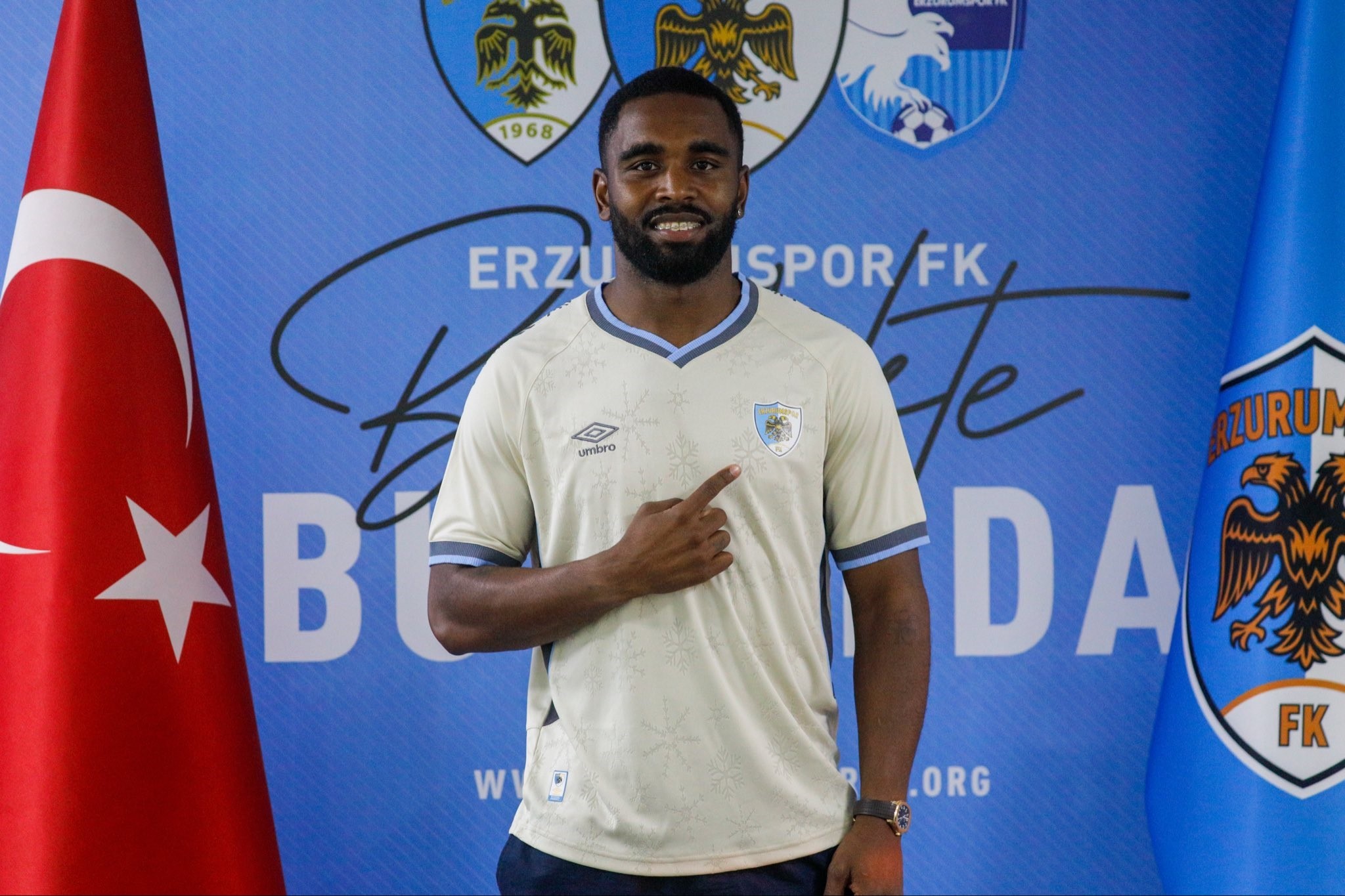 Gyrano Kerk, Erzurumspor FK’nın Tarihindeki İkinci Surinamlı Futbolcu Oldu