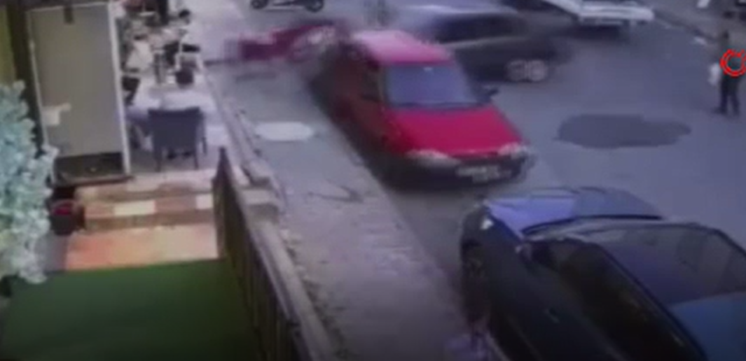 Arnavutköy’de Fren Yerine Gaza Bastığı İddia Edilen Sürücü Dehşet Saçtı