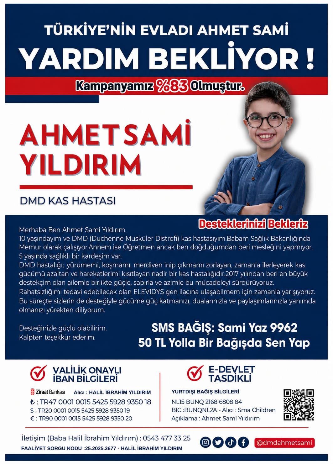 Ahmet Sami İçin Son Viraj: Kampanyada Yüzde 83’e Ulaşıldı