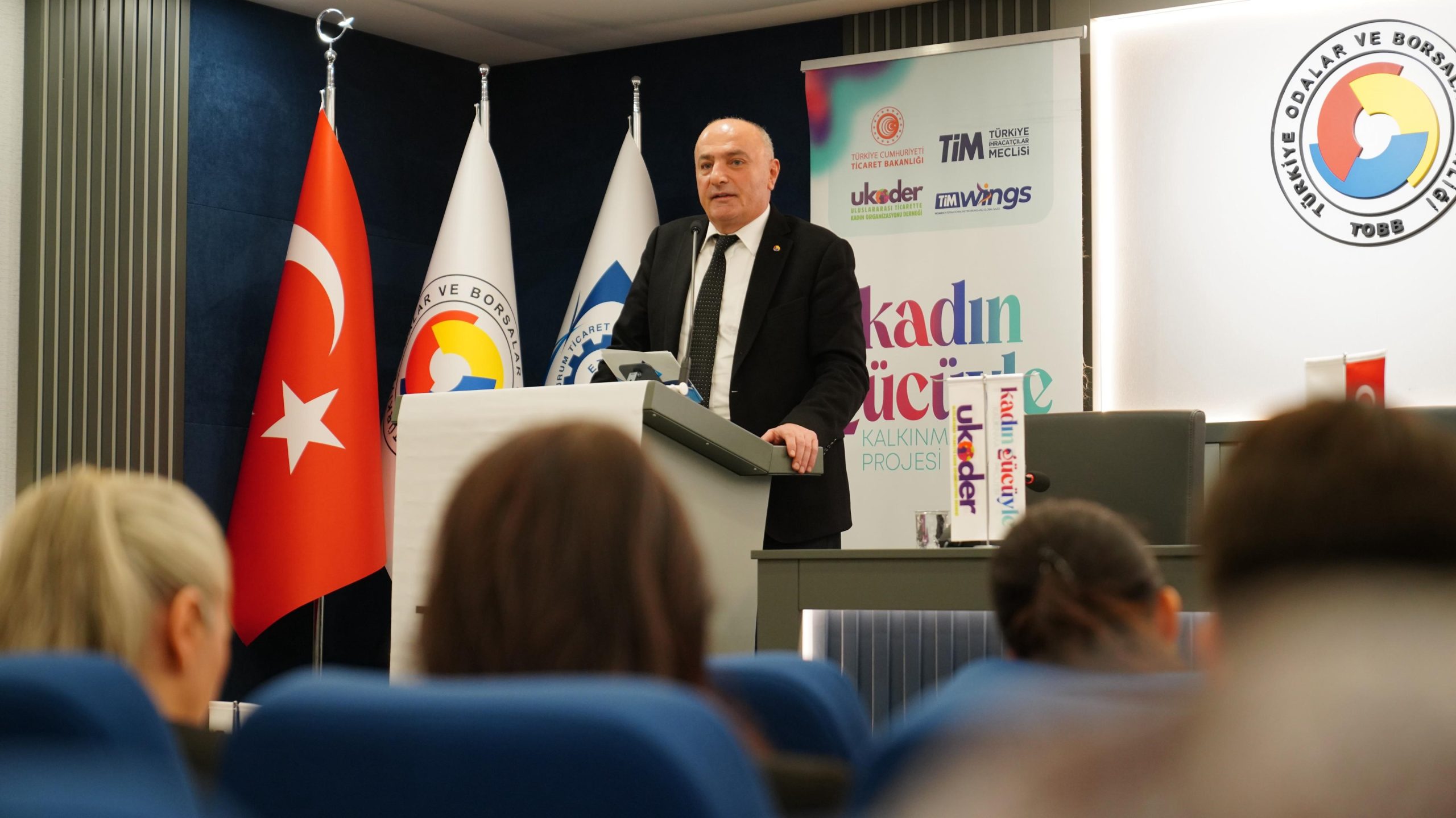 Erzurum’da Kadın Gücüyle Kalkınma Projesi kapsamında dış ticaret eğitimi düzenlendi
